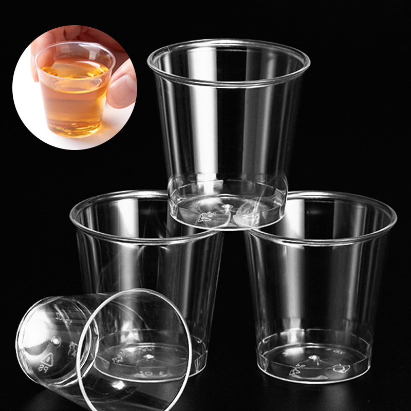 Sauce Dipping Cup - 50 Stuks Mini Doorzichtige Harde Plastic