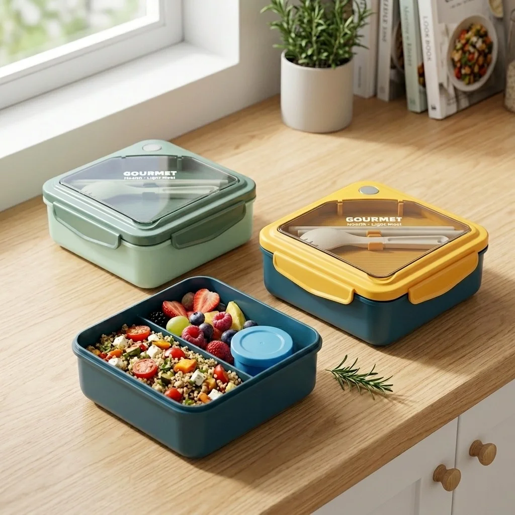 Afgesloten plastic lunchbox me - Meal Prep Or Prep Meal recensie en prijs