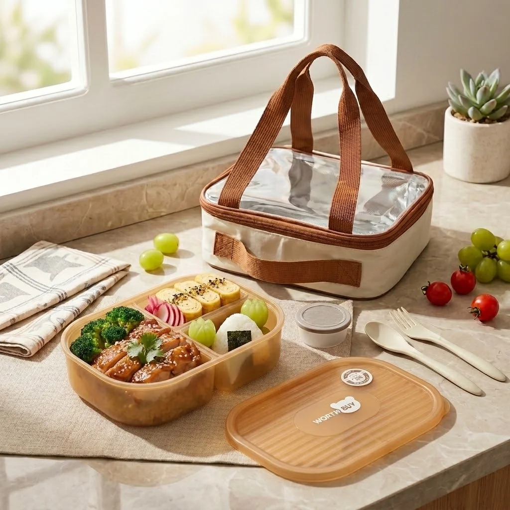 Gedeelde plastic bentobox met  - Meal Prep Or Prep Meal recensie en prijs