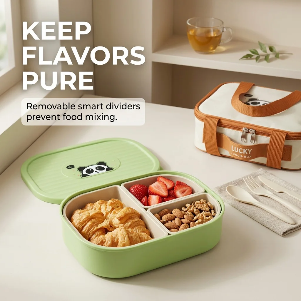 Kinder Bento Lunchbox met Deks - Meal Prep Or Prep Meal recensie en prijs