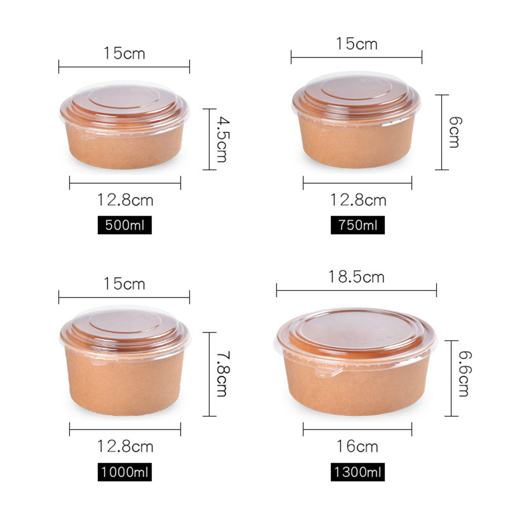 20 stuks kraftpapieren voedsel - Meal Prep Bowl recensie en prijs