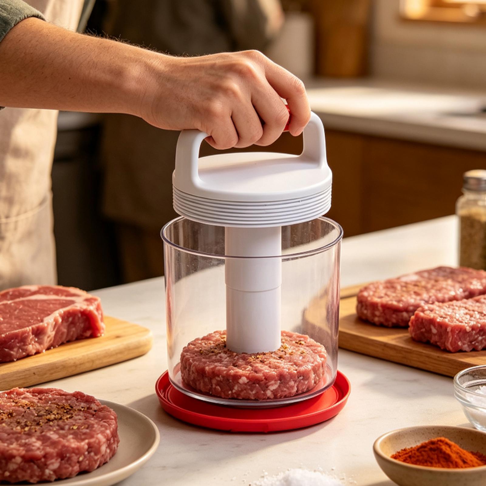 Hamburger Patty Maker Pers, an - Meal Prep Template recensie en prijs