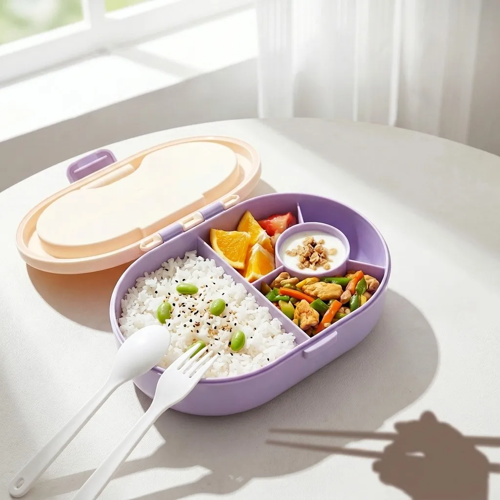 Plastic bentobox met bestek, l - Meal Prep Or Prep Meal recensie en prijs